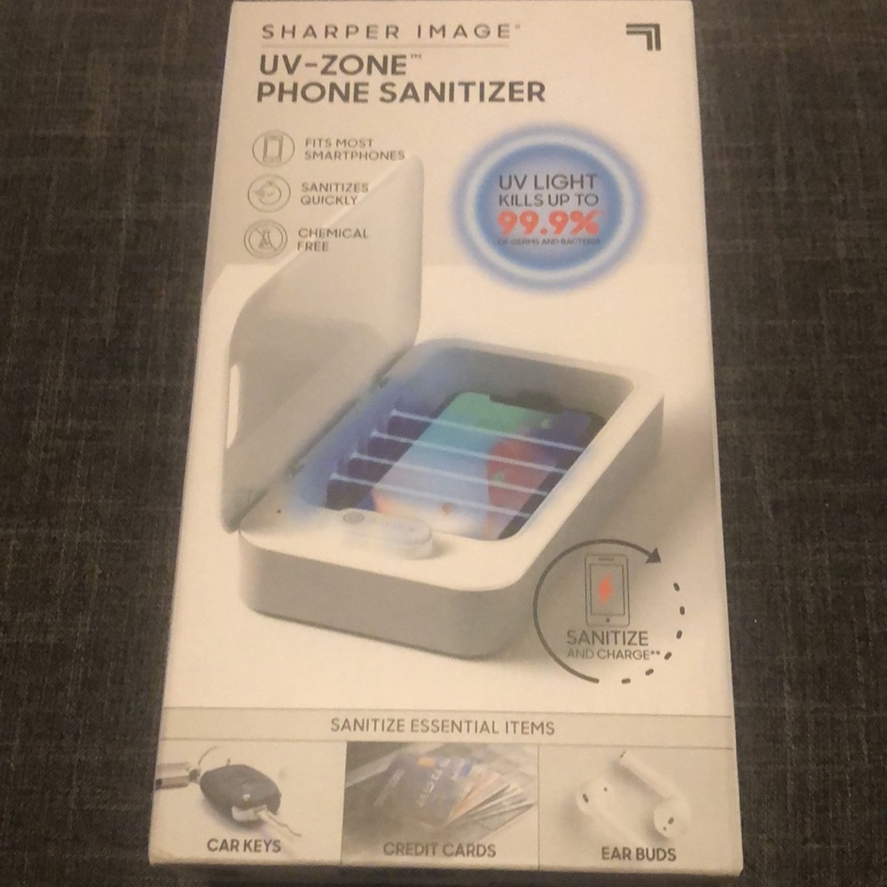 Sharper Image Uv Zone Phone Sanitizer - image 7
